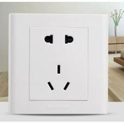 鴻雁二三插5五孔電源墻壁開關插座面板G86Z223A10 家居電氣的智能之選